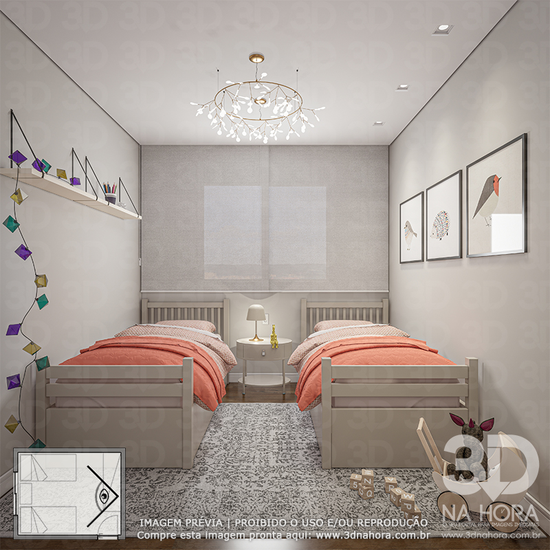 0002 Quarto solteiro QS_RH_JE_PD - Image 3